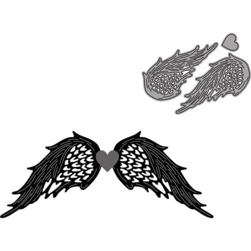 A Beautiful Wing Decorative Embossing Papercard Crafts Die 2021 Diy Scrapbooking Album Paper Cards Metal Cutting Dies New 2021