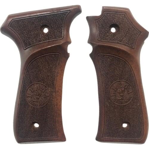 Llama 7,65mm. Llama With Logo Custom Series Laser Cutting Wooden Grip Mod6