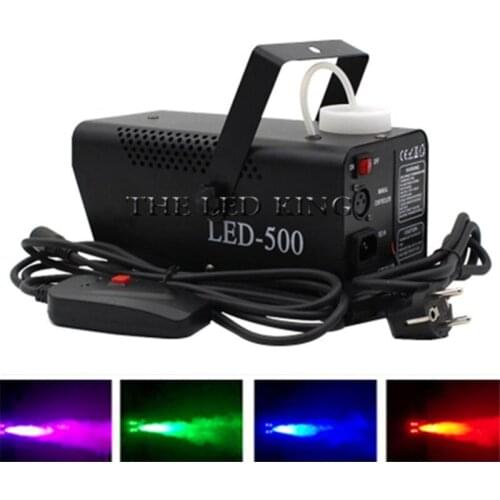 Mini 1500W LED RGB Wireless Remote control fog machine pump dj disco smoke machine for party wedding Christmas stage LED fogger