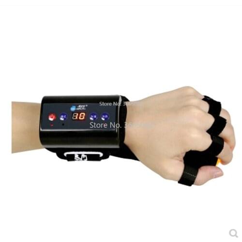 Rechargeable Infrared Heat Compress Hand Massager Ball Massage Fingers Physiotherapy Rehabilitation Spasm Dystonia Stroke