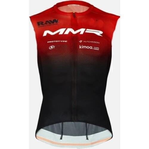 SPRING SUMMER 2021 MMR FACTORY RACING TEAM SLEEVLESS VEST CYCLING JERSEY CYCLING WEAR ROPA CICLISMO SIZE XS-4XL