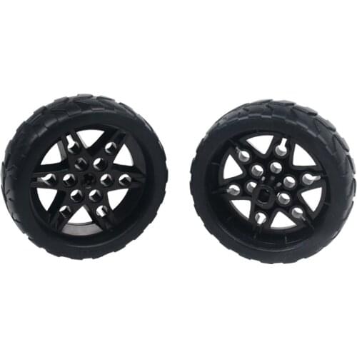 Silicone wheels TT motor tires Smart Car small wheels Robot model DIY accessories