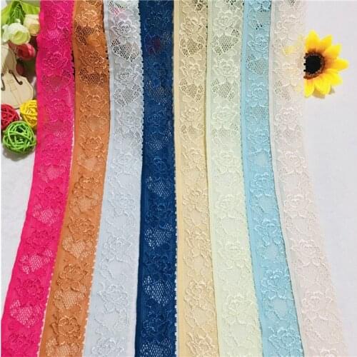 NS1397 High Stretch nylon Silk Soft lace Spot underwear Accessories Clothing Accessories3.5cm