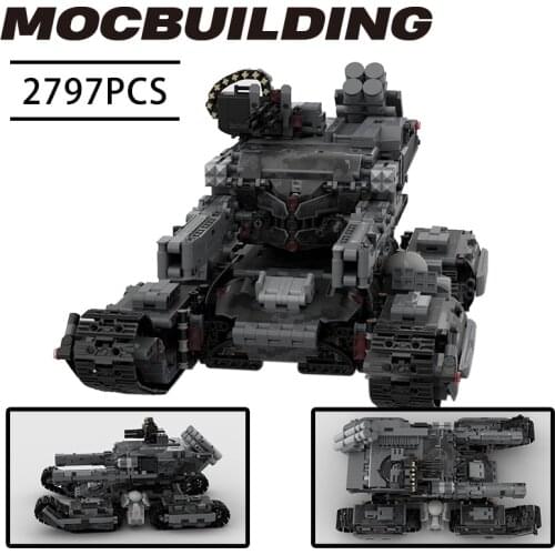 High-Tech Weapon Sentinel M7XG Razorback Assault Tank Moc building block World War II Tank Model DIY Sets childrens toy gift
