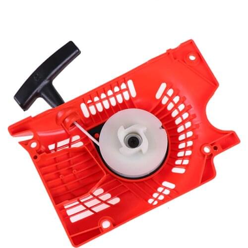 1pcs Red recoil pull starter for chinese chainsaw 4500 5200 5800 45 52cc 58cc