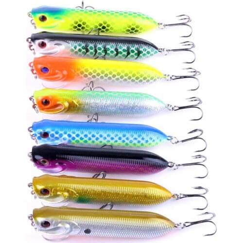 1pcs Fishing Lure Floating Minnow Aritificial Wobblers Crankbait Hard Plastic Fishing tackle Bright Color Bait Sharp Hook Lure
