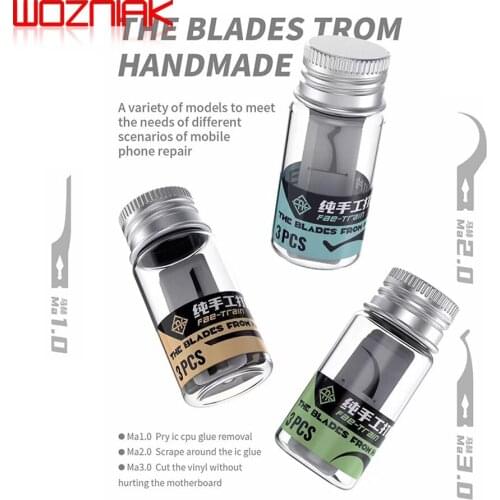 18kinds Mach THE BLADES FROM HANDMADE for Manual grinding blade MA1.0 MA2.0 MA3.0 multifunctional Motherboard repair steel blade
