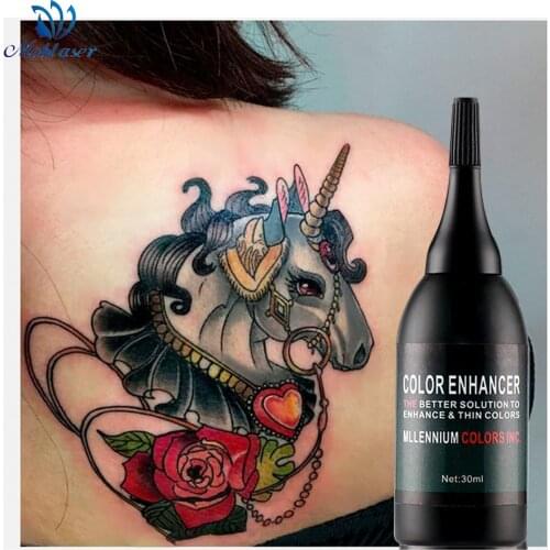 7 Colors Tattoo Ink Set Plant Nature Color Tattoo Pigment Professional Inks Eyebrow Permanent Makeup Microblading Ink Tattooing