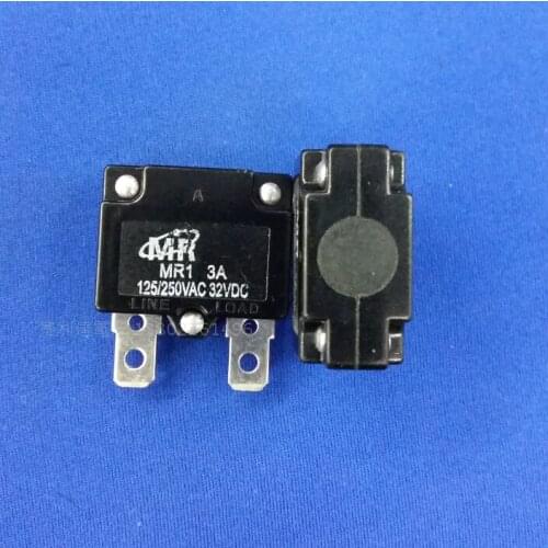 10PCS x MR1 3A 5A 7A 10A 12A 15A 20A Automatic Reset Circuit Breaker ST-1 Overload Protection Switch WP-01 Fuse