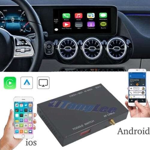 Car Camera Carplay Decoder Adapter For Mercedes Benz GLA MB H247 NTG Comand APS Mirror Display Android Auto Play 360 BirdView