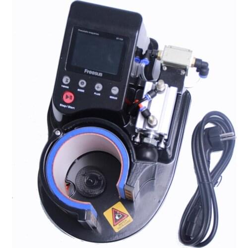 Free shipping by DHL 2016 Mini Pneumatic Vertical Multi-function Heat Transfer Press Thermal Printing Mug Cup Machine ST110