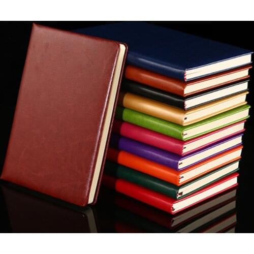 Faux Leather A5 Notebook Diary Notepad Portable A5 Note Book DIY Diary Journal Travel Planners Notebook Office School Supplies