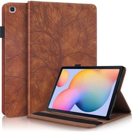 3D Tree Emboss for Samsung Galaxy Tab S6 Lite Case 10.4'' SM-P610 P615 Cover Funda for Samsung Galaxy Tab S6 Lite 10.4 Tablet