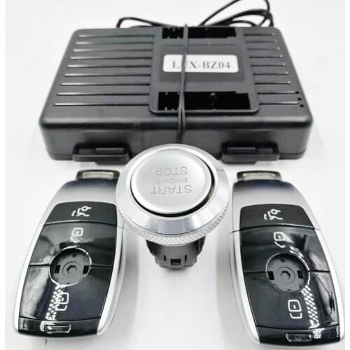 For Mercedes Benz 06-08 ML/GL/R Add Car Push to Start Stop Remote Starter and Keyless Entry System 2 Remote Key Car Products