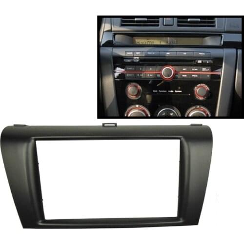 Double din Car Radio Fascia Trim Kit for 2004-2009 Mazda 3 Axela 2006-2008 DVD fascia Dash Mounting Face Frame Refitting