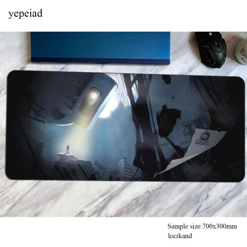 Portal 2 mousepad 900x400mm gaming mouse pad wrist rest pc computer gamer accessories large mat anime laptop desk protector pads