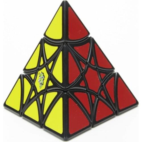 LanLan Curvy Hexagram 3x3 Pyramid Magic Cube 3x3x3 cubo magico Educational Toys For Kids Neo Speed Puzzle professional Cube