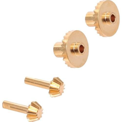 RC Truck Copper Driving Gear set for WPL C14 C24 B14 B24 B16 B36 JJR/C Q60 Q61 Q62 Q63 Q64 Q65 RC Military Trucks RC Car