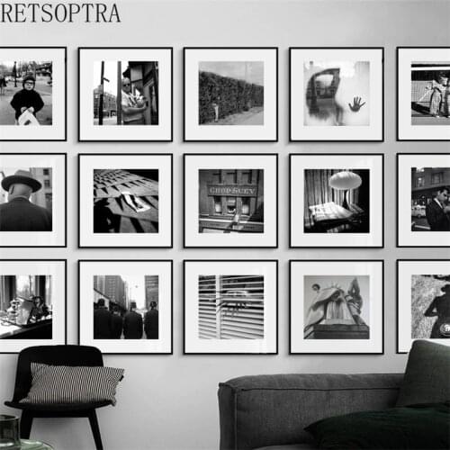 Canvas Wall Art Poster Home Decoration Canvas Wall Art Decor Modern Figure Poster Black White Fashion Pictures for Living Room