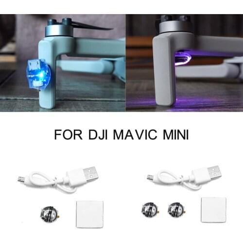 Newest Rechargeable Mini Night Flying Signal Lamp LED Flash Lights Navigation Light With Battery for DJI Mavic Mini/Air 2