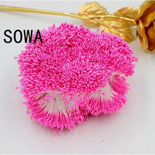 Size 1mm Pearl Flower Stamen Dark pink Color Pistil Cake Decoration Craft DIY Wedding Decoration(4500pcs/Lot)