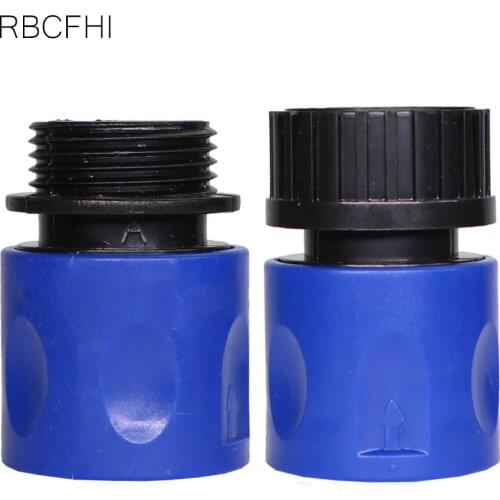 RBCFHl Variety Style Garden Tap 1 set of Male Female Hose Connector from Quick Adaptor to 3/4'' Hose Thread Connector
