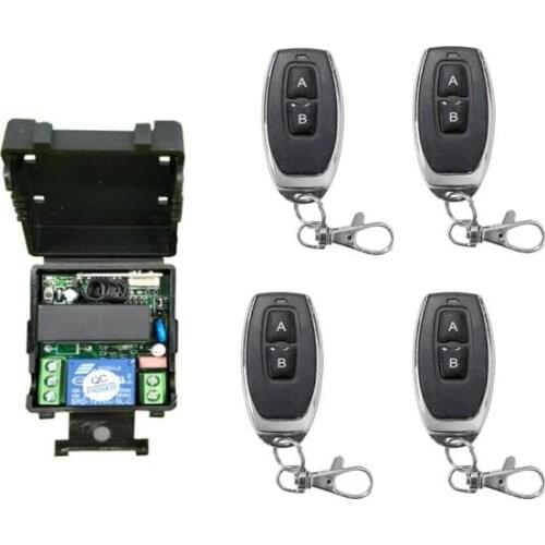 RF AC85V 110V 120V 125V AC 220 V 240V 1CH wireless relay remote control light switch Receiver transmitter