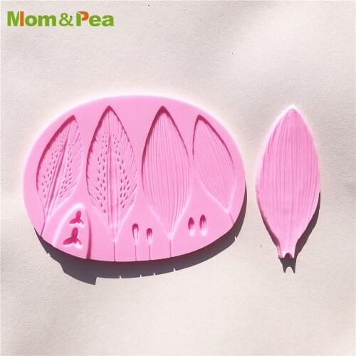 XK536 Leaf Shaped Silicone Mold Gum Paste Chocolate Ornamental Fondant Mould Cake Decoration Tools
