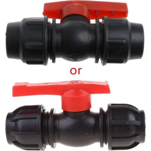 YYSD 20mm/25mm/30mm Water Pipe Quick Valve Connector PE Tube Ball Valves Accessories