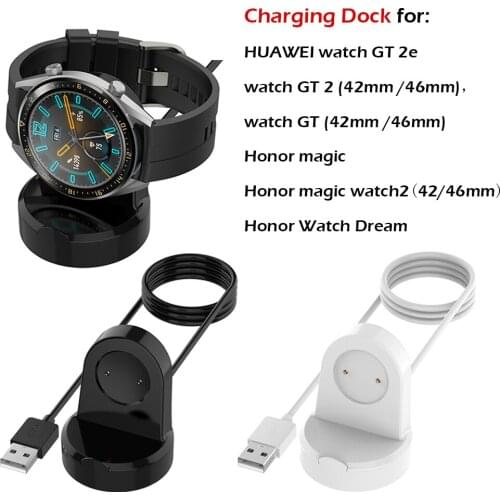 Charging dock for Huawei Watch GT2 GT2e GT 42mm 46mm Sport Classic Active Honor Magic 1/2 USB Cable Dock Accessories