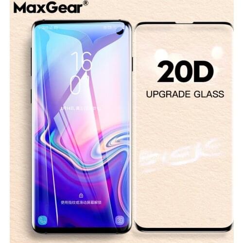 20D Full Curved Tempered Glass For Samsung Galaxy S9 S8 S10 Plus E Screen Protector For Samsung Note 8 9 10 Pro Protective Film