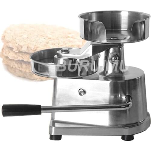 100mm Manual Hamburger Press Burger Forming Machine Round Meat Shaping Aluminum Manufacturer Forming Burger Patty Makers