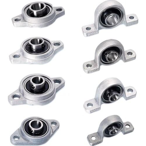 2pcs Bearing Shaft Pillow Block Housing Zinc Alloy Diameter 8mm To 15mm Bore Ball Mounted Support KFL08 KP08 KP001KP000 KFL002