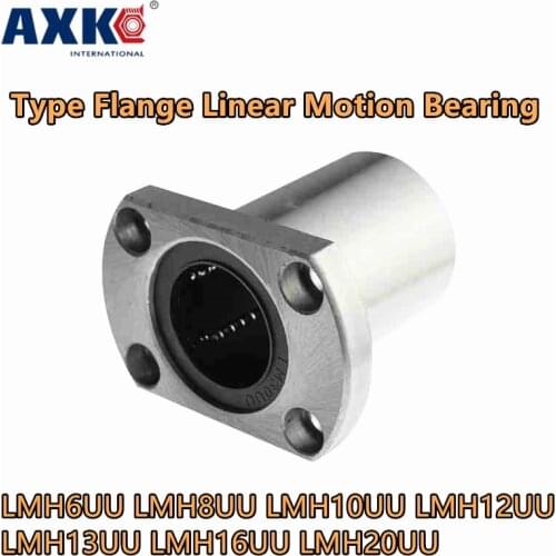 2019 Lmh6uu Lmh8uu Lmh10uu Lmh12uu Lmh13uu Lmh16uu Lmh20uu Type Flange Linear Motion Bearing Bushing Ball Cnc Parts Brand New