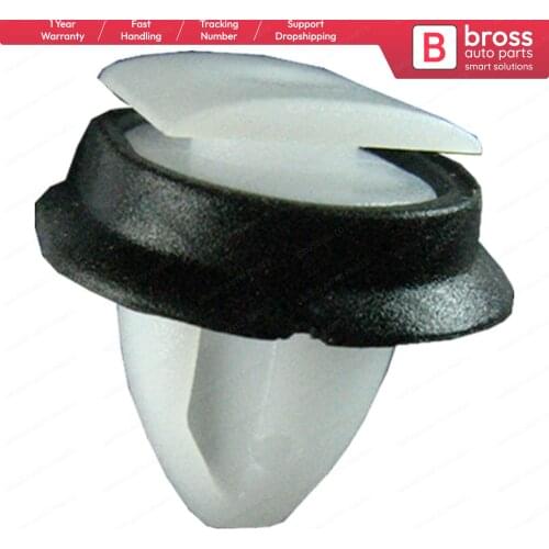 BCF406 10 Pieces Side Moulding Clip for Citroën : 856543 Fiat: 71728806, Peugeot: 856543 Made in Turkey