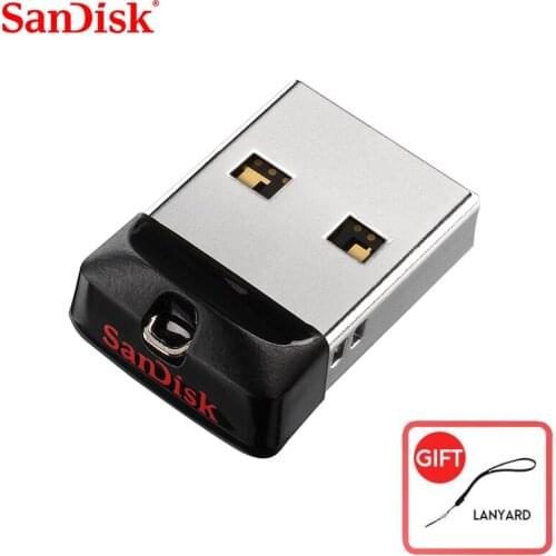 SanDisk 100% Original USB 2.0 CZ33 Mini Pen Drives 64GB 32GB 16GB 8GB USB Flash Drive Stick U Disk USB Key pendrive