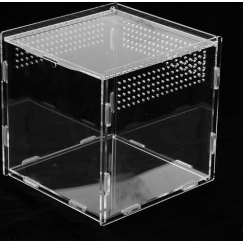 Breathable Acrylic Reptiles Box Breeding Tank For Lizard Chameleon Spider Snake