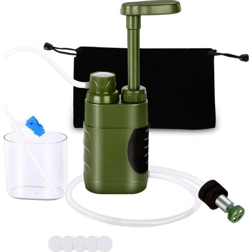 Emergency Water Filter Straw Replacement Filter Water Filtration Purifier for Outdoor Survival Emergency Camping Hiking
