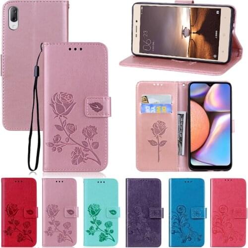 Phone Case for Sony Xperia 1 II III 5 Plus 10 III 10II Ace 2 8 Lite 20 C5 Flip Wallet Cute 3D Flower Leather Cover