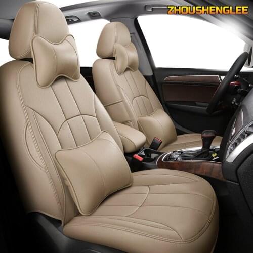 Custom Leather car seat cover For SsangYong Rodius ActYon Rexton Chairman Kyron Korando Tivolan Automobiles Seats