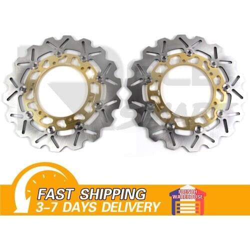 Motorcycle CNC Front Brake Disks Disc Rotors For YAMAHA XT600 Z Tenere 2008-2015 2009 2010 2011 2012 2013 2014 2015 XT-600Z Gold