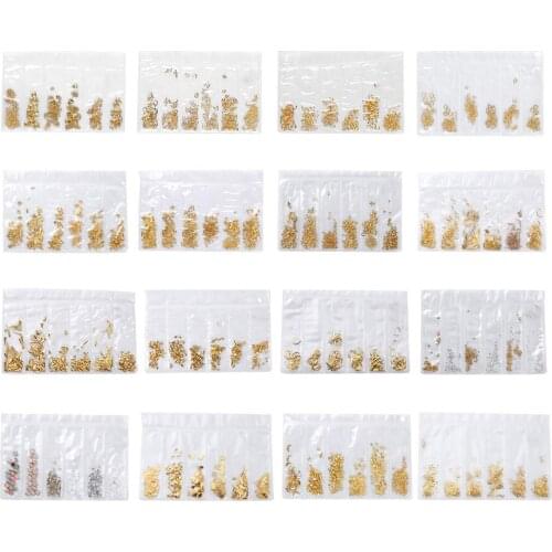 Nail Art Stickers Decals Metallic Nail Stickers DIY Japanese Hollow Out Star Moon Rivet Jewelry Manicure Water Transfer Stickers