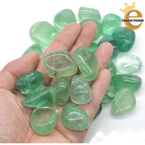 Natural Green Fluorite Crystal Tumbled Bulk Healing Mineral Specime Gemstones Gem Raw Aquarium Decoration