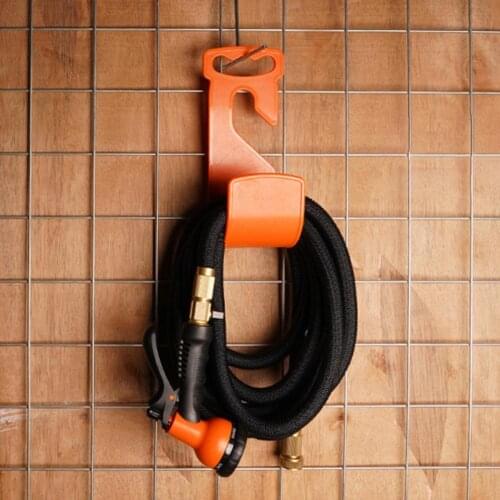 Rust-free Garden Hose Pipe Reel Hook Hanger Wall Mounted Holder Organizer Tool Outdoor Pipe Holder