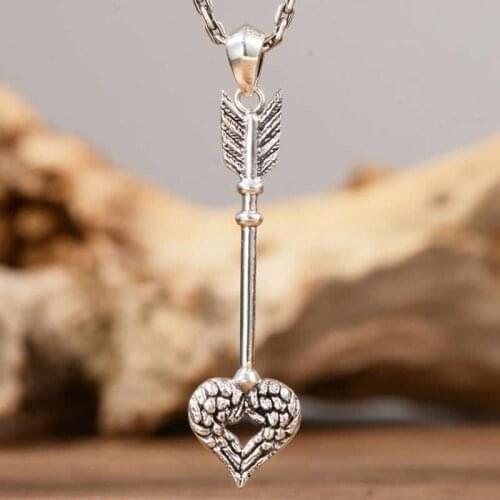 NEW REALLY S925 SILVER PENDANT HIGH QUALITY LOVE ARROW NECKLACE PENDANT S925