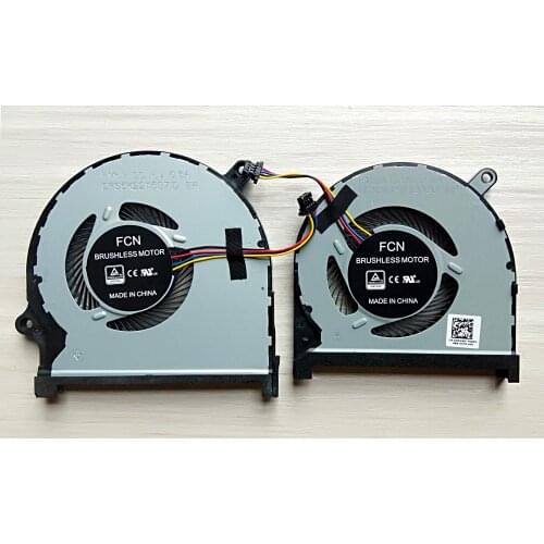 New CPU+GPU Cooling fan for DELL insprion 15-7590 7591 P83F 0MPHWF 0861FC DFS5K22115371D DFS5K12114262D