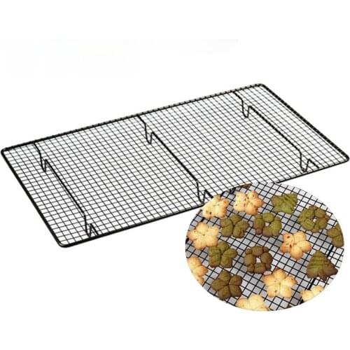 Stainless Steel Wire Grid Cooling Tray Cake Food Rack Oven Kitchen Baking Pizza Bread Barbecue Cookie Cake baking tools