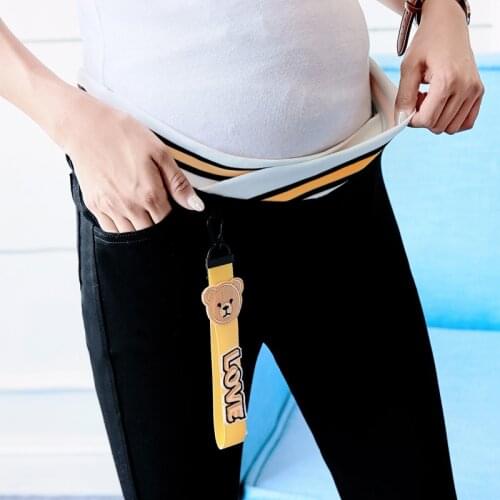 Autumn wear low waist pants of pregnant women stretch feet pants pants outside pregnancy) pencil pants leisure abdominal legging