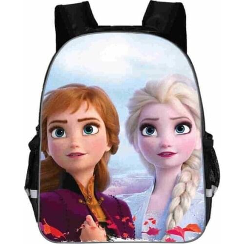 Disney Pirncess Elsa Backpack Students Girls Cartoon Bagpack School Bags Custom made For Teenagers Frozen Kids Mochila bags
