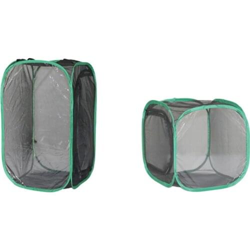 Folding Insect Net Cloth Mesh Cage Butterfly Mantis Dragonfly Breeding Feeding Cages Insect Breathable Habitat Cage 1 Pc